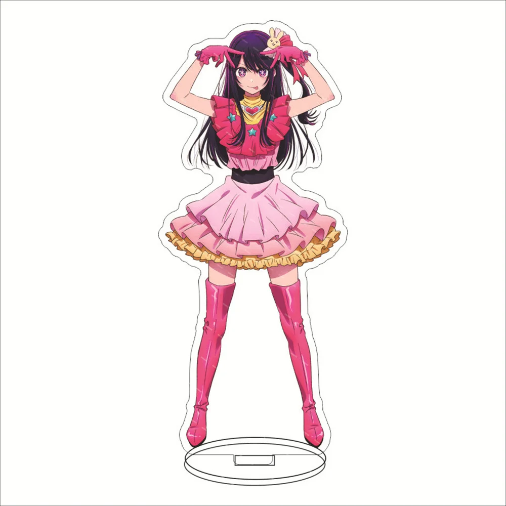 

Cute Anime Figure Oshi No Ko Acrylic Stand Gorou Akuamarin Hoshino Ai Rubii Standing Model Plate Desk Display Ornament Props