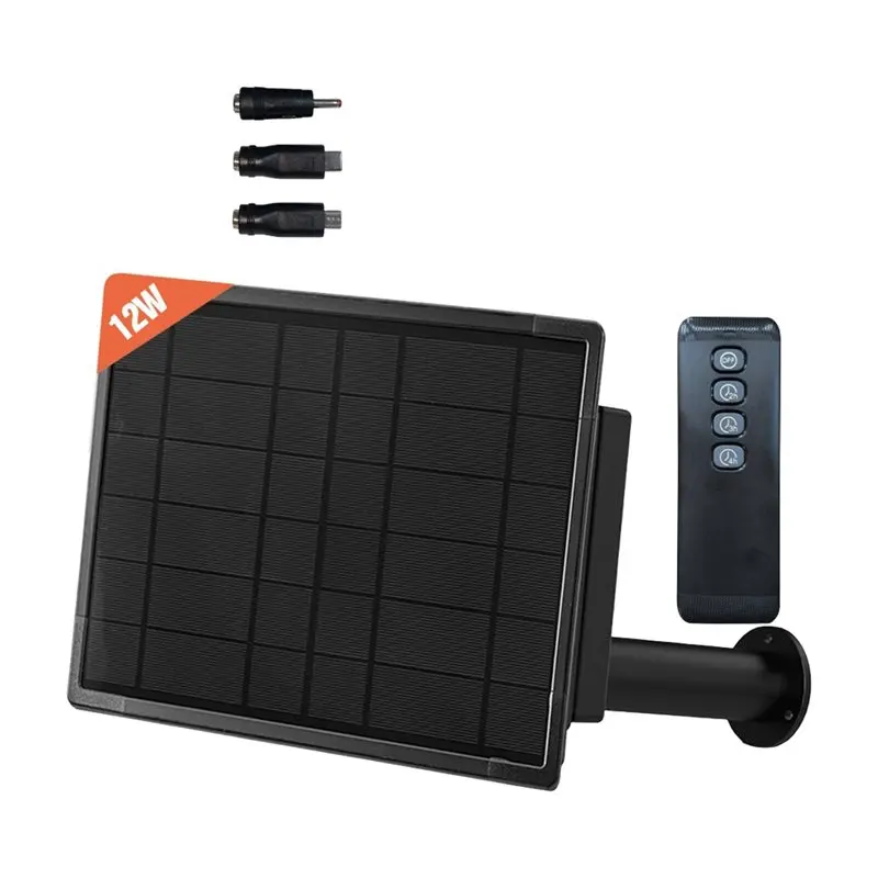 [LXYA68Z!] Solar Lora Panel 12W Install Battery Type-C IP67 Waterproof 12V Power Supply LED Light System Output