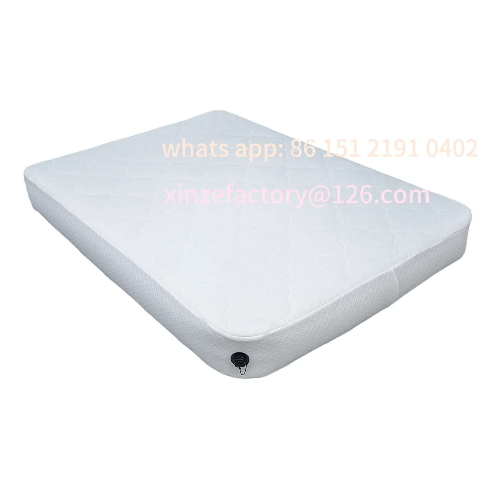 Customizable brushed inflatable bed transparent space cloth inflatable mattress household moving spare bed lunch break mattress