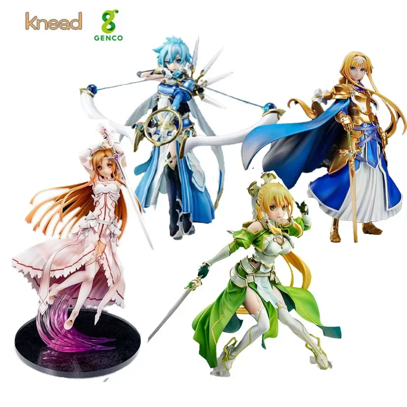 Stock Original Knead GENCO Alice Synthesis Thirty Sinon Leafa Asuna Sword Art Online Alicization Oryginalny kolekcjonerski model anime