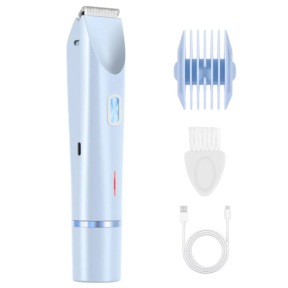 

Lightweight 2 in 1 Electric Hair Remover Painless Double-headed Private Parts Trimmer Detachable Safe Women's Hair Shaver Legs