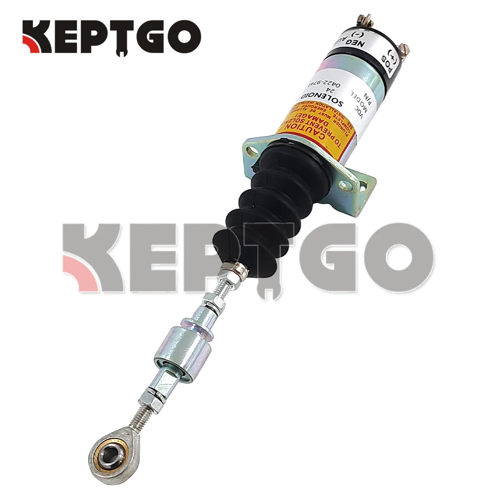 Fuel Stop Solenoid Valve 0422 9741 For Volvo Penta D7A-BTA D7A-TA D7C-BTA 24V 20532245