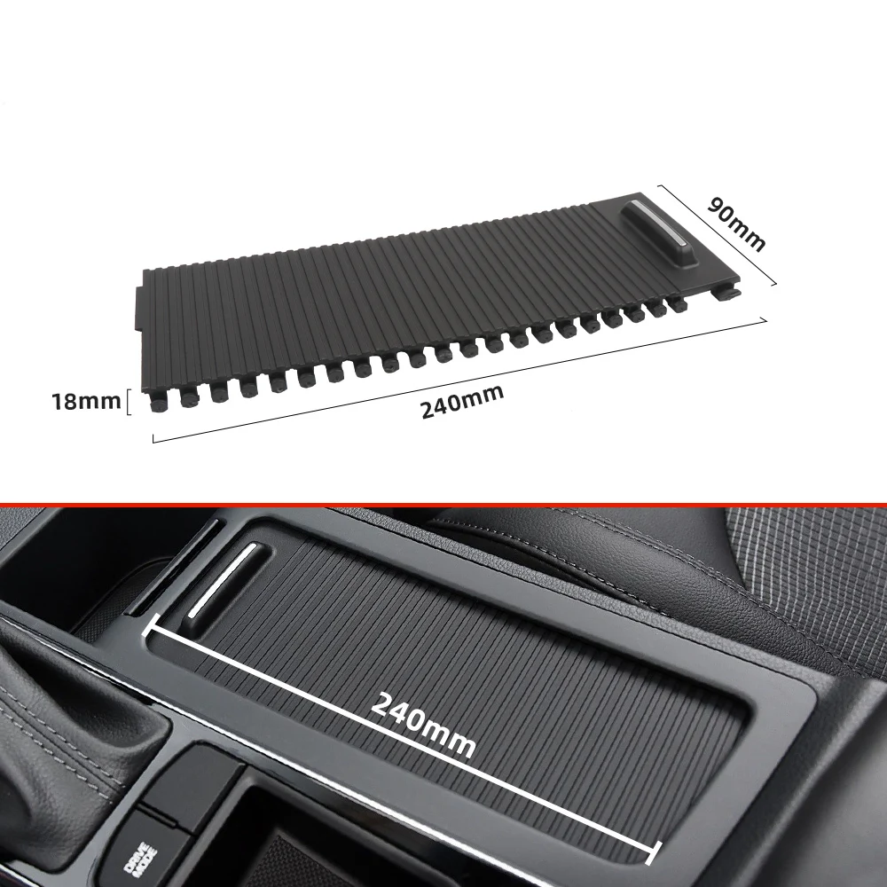 

For Hyundai Sonata Elantra Car Center Console Sliding Shutters Cup Holder Roller Blind Cover Replacement 84625-4Q000 84670-C3000
