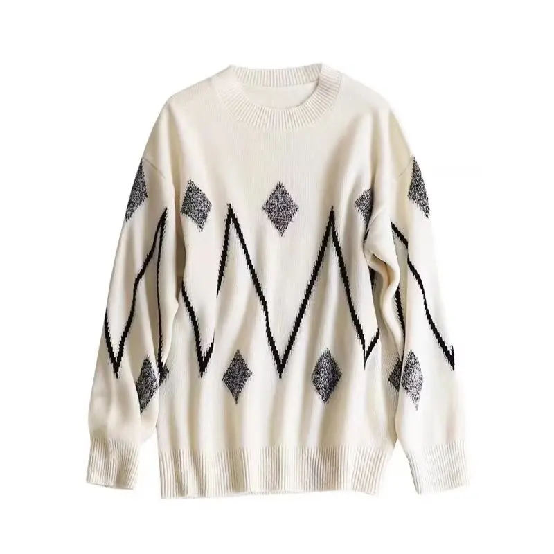 

Мужской осенне-зимний свитер большого размера 250 с простым дизайном, шерстяной трикотаж, повседневная внутренняя верхняя одежда для ленивых, элитная одежда...