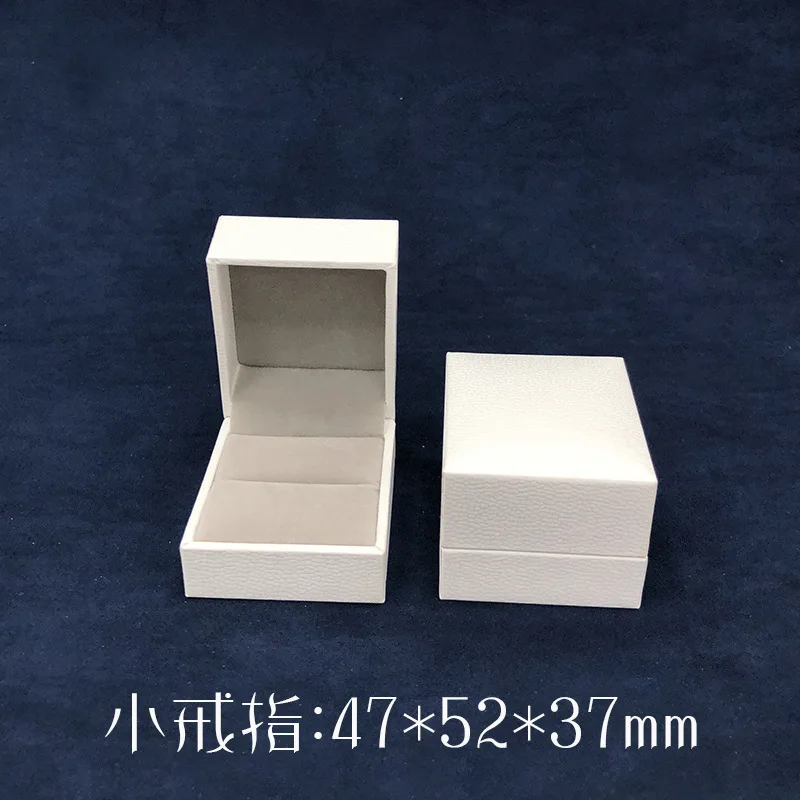 

Ring Display Box High-End Gift Packaging Box Jewelry Box Right Angle For Jewelry Brand E-Commerce Silver Products Packaging