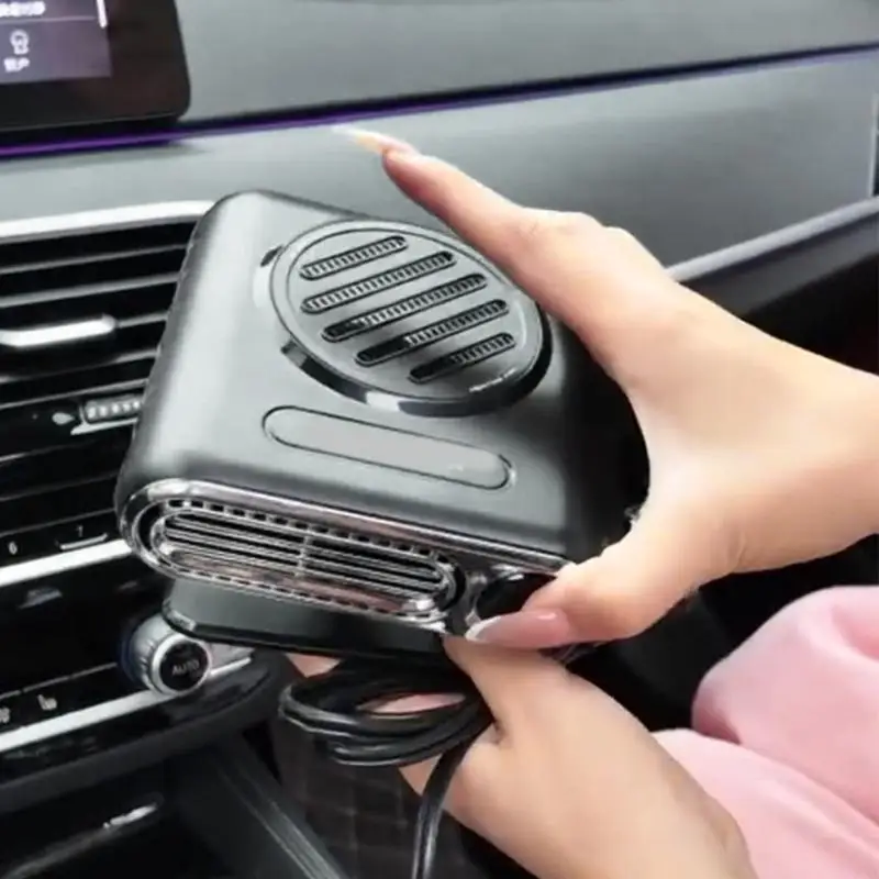 Universal Car Heating Fan 12V 24V Suitable Rapid Warm Air Blower Fan For Cabin Defogging And Ice Removal D7YA