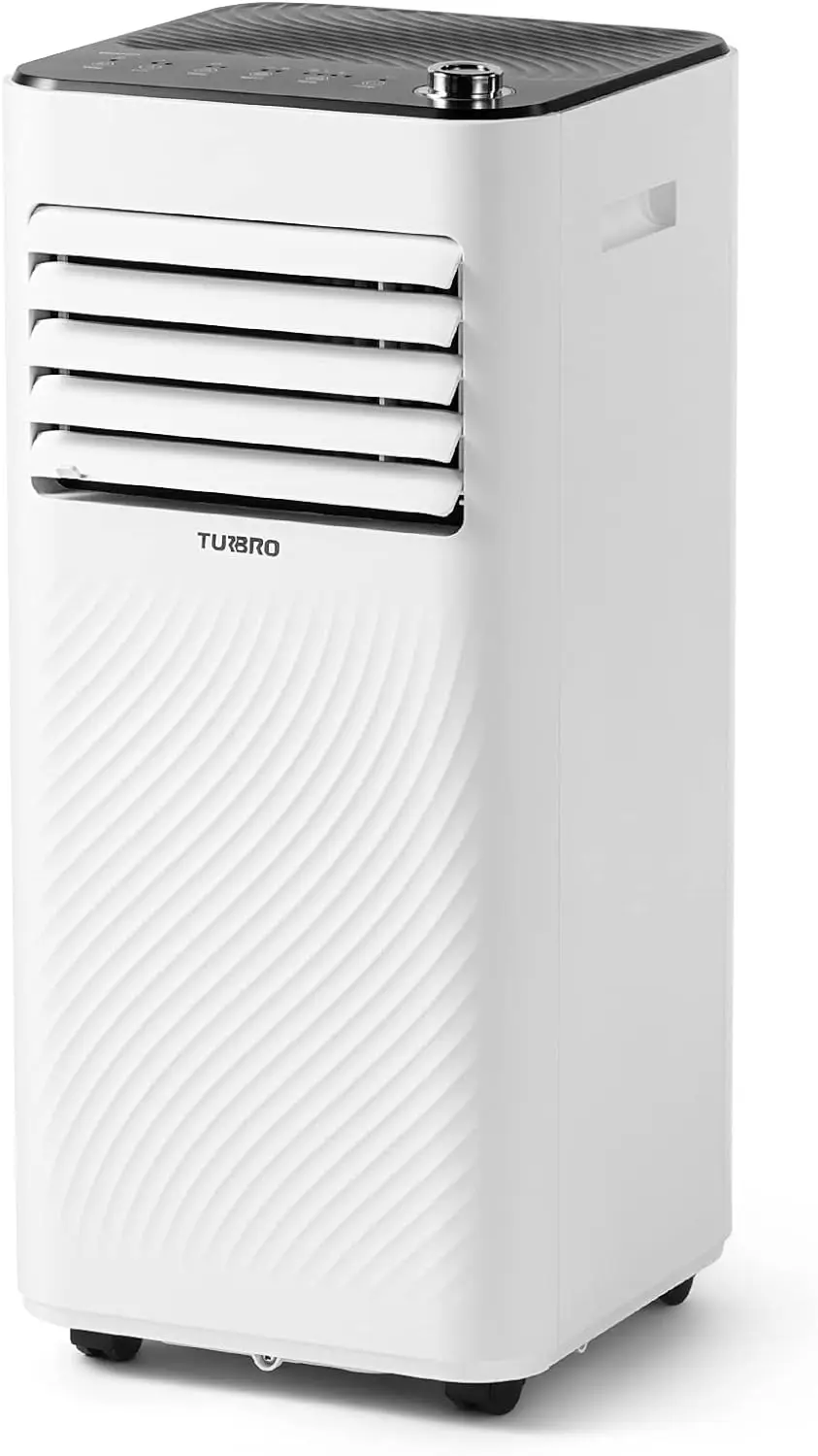 

TURBRO Finnmark 10,000 BTU Portable Air Conditioner, Dehumidifier and Fan, 3-in-1 Floor AC Unit for Rooms up to 400 Sq Ft