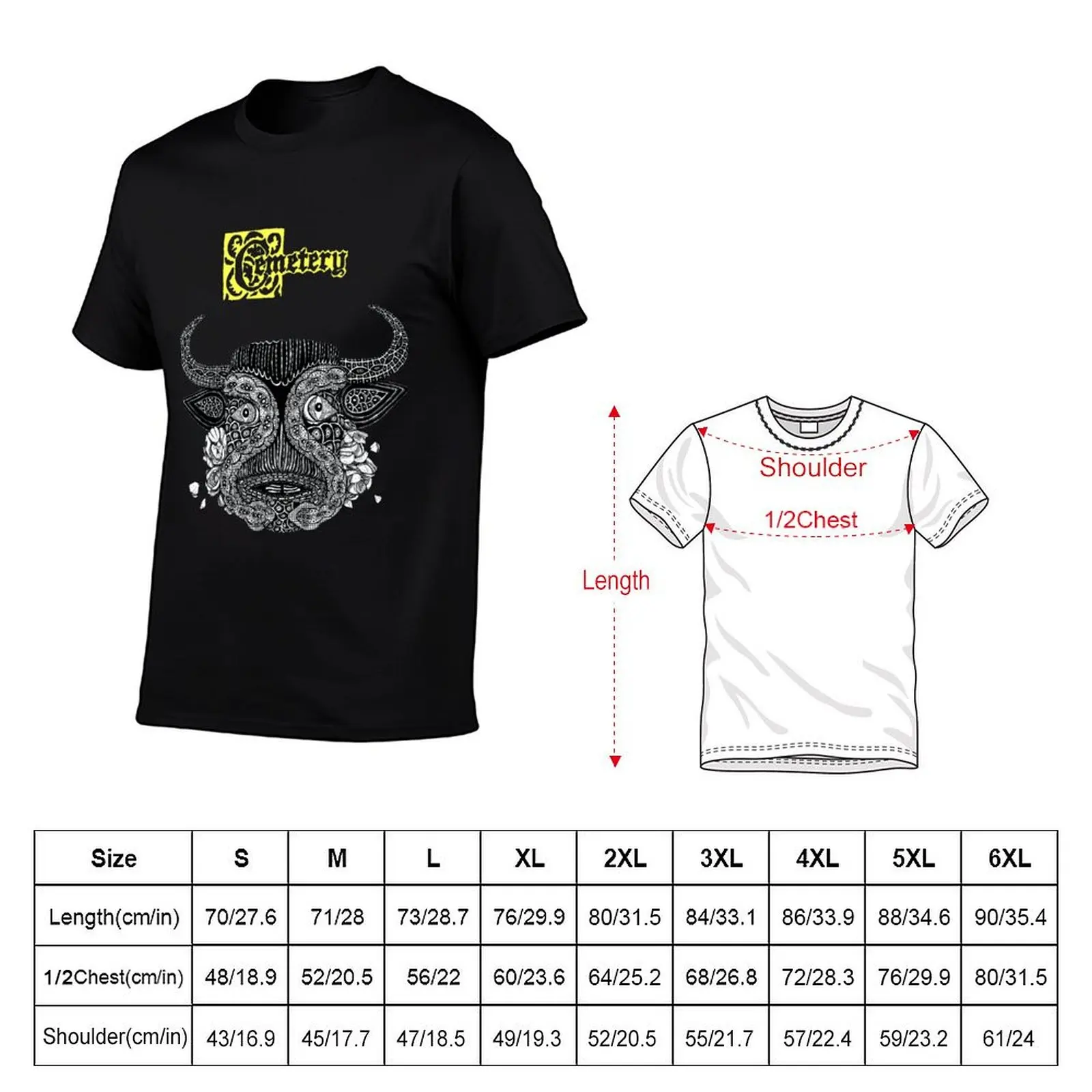 Cemetery - Wind and Shadows T-Shirt Casual Daily Outfit T-Shirt