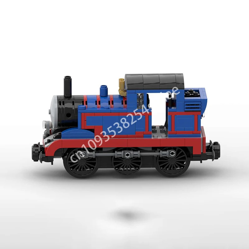 394PCS Traffic Thomas Lokomotive Train Model Moc Building Blocks Stacking Bricks Creative Kid Toy Gift Diy Educational