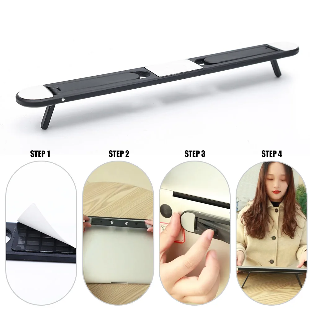 Foldable Laptop Stand Portable Notebook Support Base Holder Pad Adjustable Riser Cooling Bracket Universal for Laptop Tablet