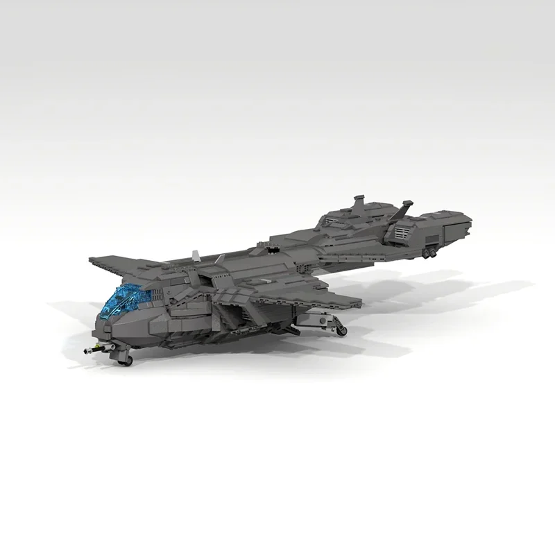 3703 pçs moc halo pelicano dropship criado modelo blocos de construção arquitetura presentes natal montar diy tijolo brinquedos aniversário