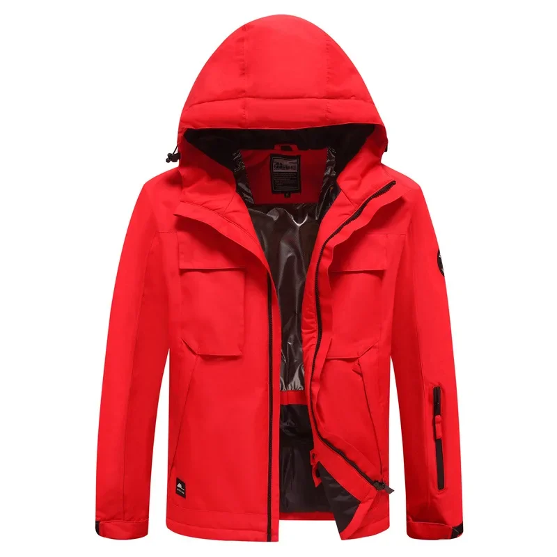 

2025 Windproof Warm Women Snow Jacket Mountain Sport Man Skiing Coats Winter Hooded Female Snowboard Clothes Outdoor Ski-wear