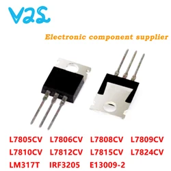 (5pcs) 100% New L7805CV L7806CV L7808CV L7809CV L7810CV L7812CV L7815CV L7824CV LM317T IRF3205 E13009-2 TO220 TO-220