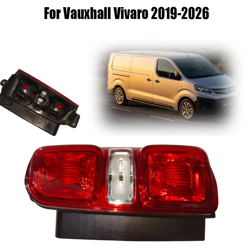 1Pc Left Rear Tail Back Lamp Assembly for Vauxhall Vivaro 2019-2026 Fits Citroen Peugeot Expert Vehicle Lighting Accessory