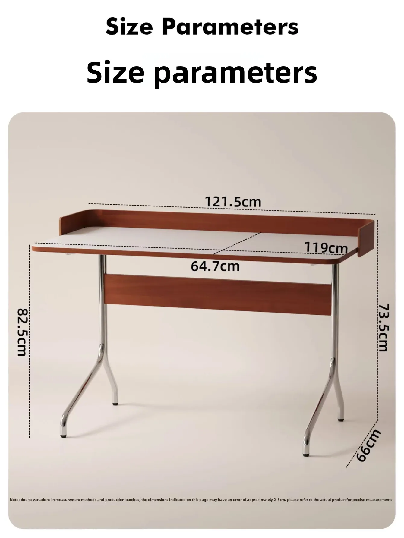 مكتب القرون الوسطى الخشب الصلب مكتب الفولاذ المقاوم للصدأ الشمال باوهاوس مكتب الكمبيوتر طاولة الكتابة المنزلية