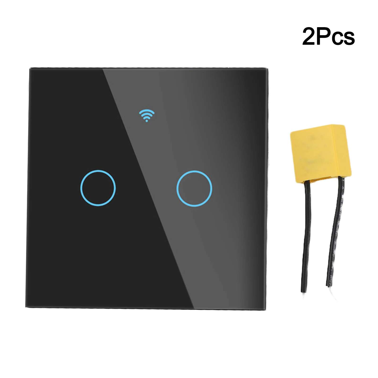 Capacitor Touch Switch Smart Light Switch Home Automation Control Smart Home Device 2 Gang Smart Switch For Tuya App