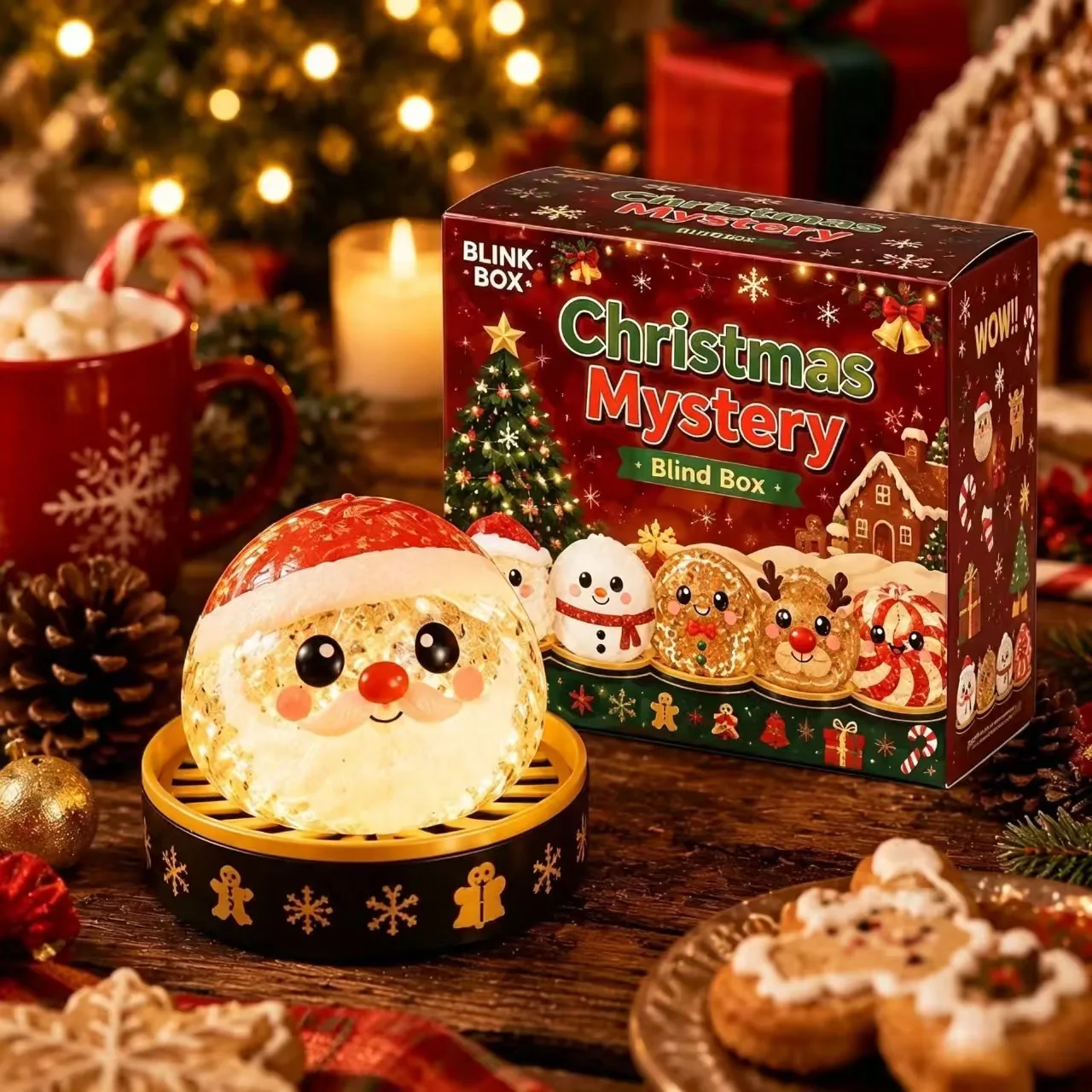 Soft Christmas Dumpling Advent Calendar Fidget Anxiety Relief Mystery Dumplings Toy Slow Resilience Decompression
