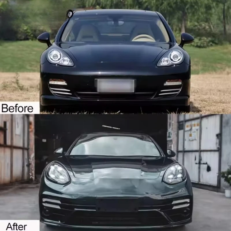 

Porsche Panamera 970.1 970.2 Передний бампер Автомобильный аксессуар Обновление комплекта 2010-2017–2023 971 Крыло в стиле турбонаддува