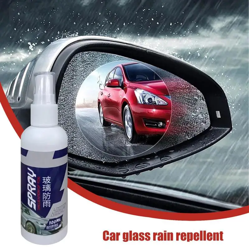 Water Repellent 100ml Spray Anti Rain Coating For Car Glass Hydrophobic Liquid Windshield Mirror Mask Auto Polish for Car Window