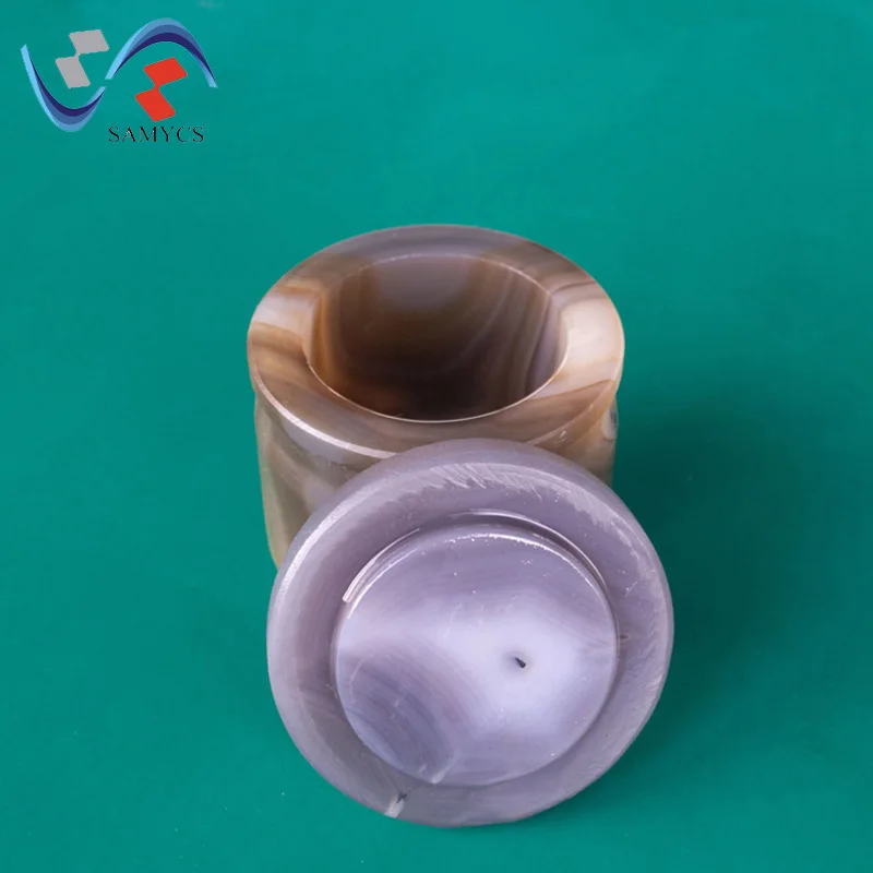 100ml Planetary Grinding Ball Mill A Type Agate Pot Powder Grinding Jar Laboratory Grinding Ball Mill Agate Pot with Lid