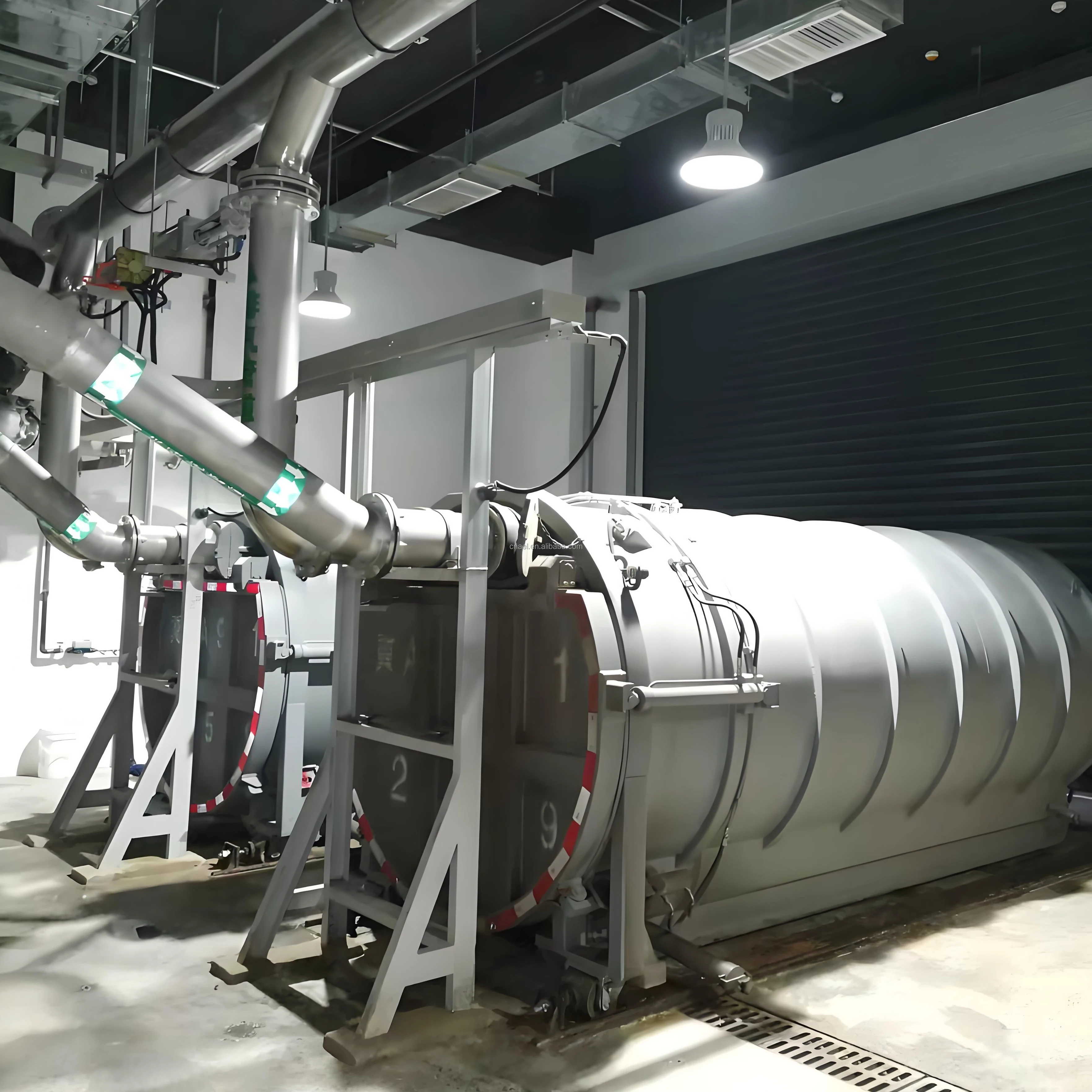 آلات تثبيت نفايات الطعام العضوية الآلية للمطاعم والفنادق