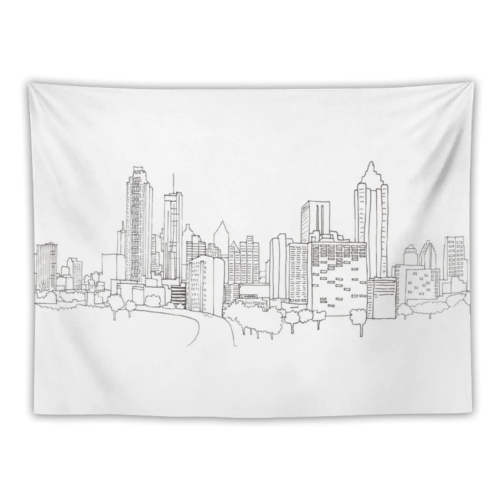 

Atlanta Tapestry Wall Decoration Items Bathroom Decor Tapestry