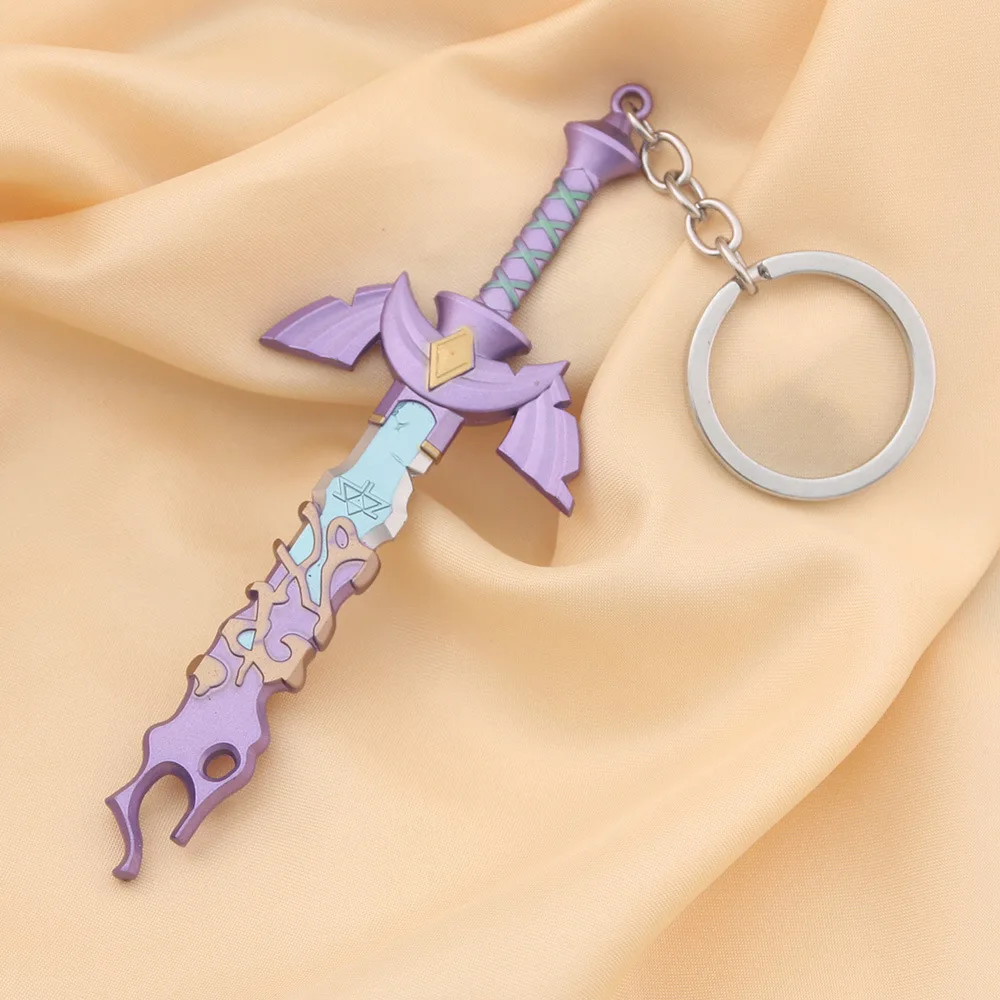 The Legend Tears of the Kingdom Link Master Sword Keychain Cosplay Model Gift