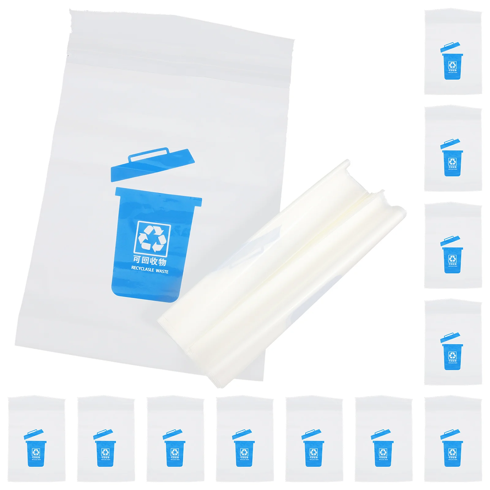 50 Pcs Vomit Bags for Car Garbage Self-adhesive Can Trash Carsickness Portable Plastic Motion Pouch