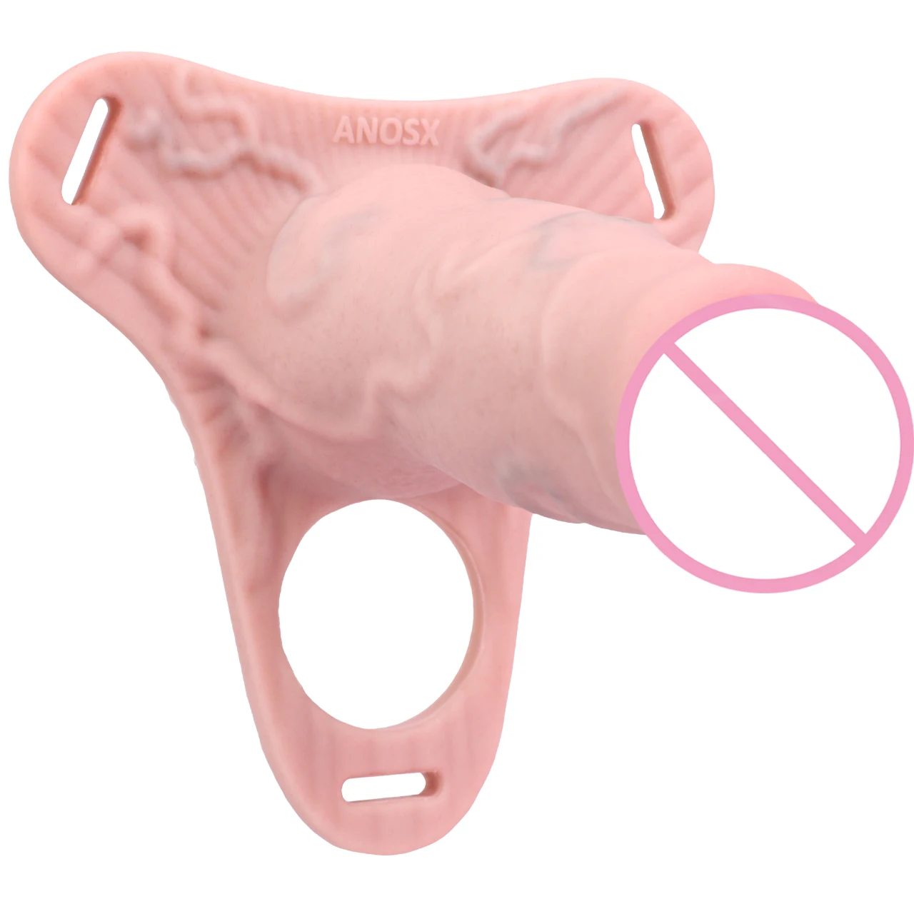 ANOSX قضيب جلدي أقفاص الديك سيسي لينة سيليكون ذكر العفة قفص مع قابل للقفل آمنة العفة حزام القضيب الدائري الجنس لعب للرجال #6