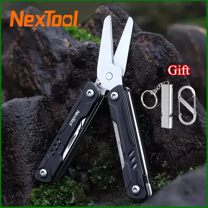 

NexTool Mini Sailor Scissors Version 10 in 1 edc Multitools Hand Pliers Tools Mini Pocket Folding Knife File Sim Card Pin Needle