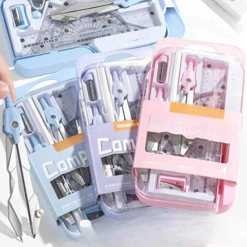 Öğrenciler için Pergel ve Cetv - Math Geometry Set With Compass incelemesi ve fiyatı