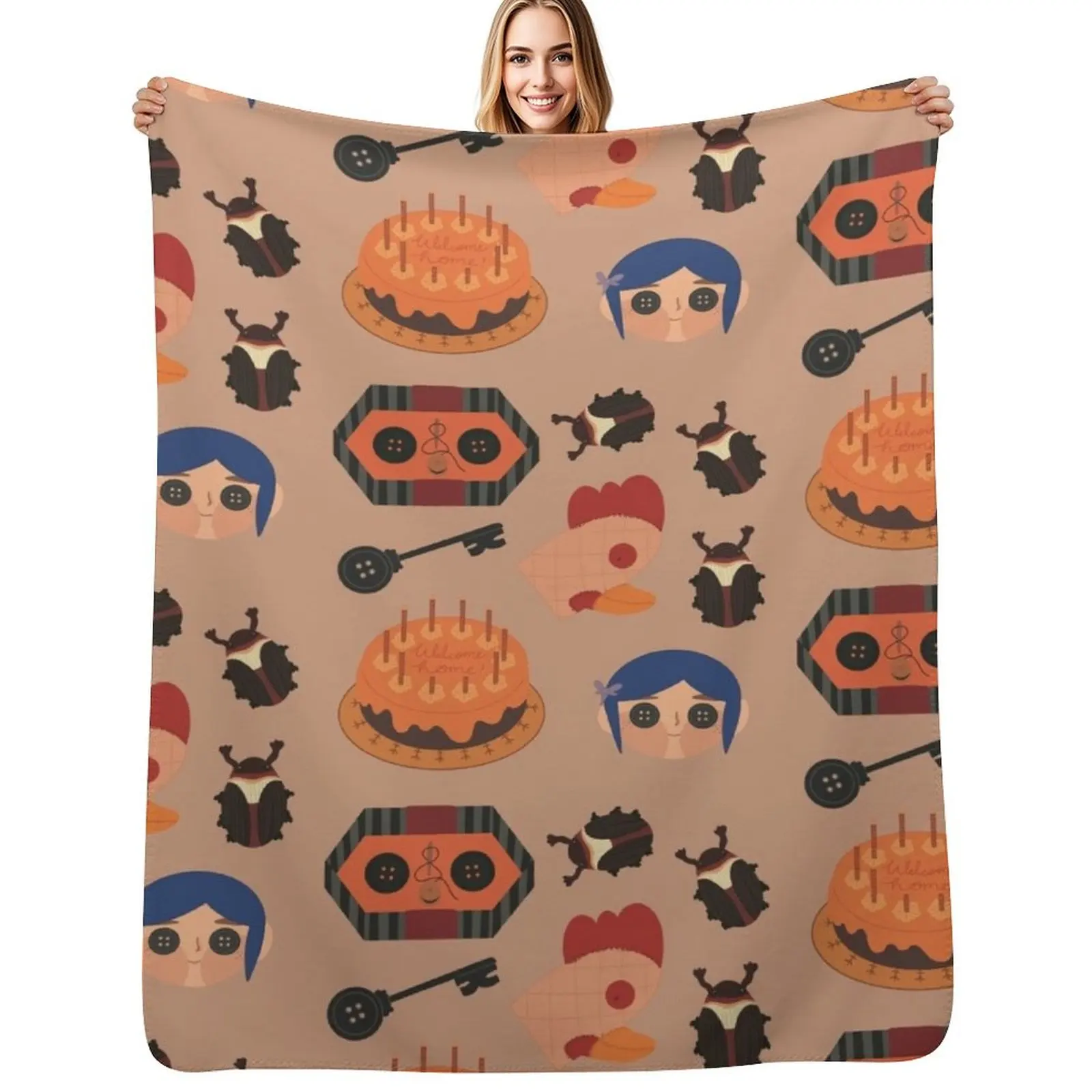 

Feels Not Quite Like Home Throw Blanket Soft Breathable Blanket for Night Sleeping