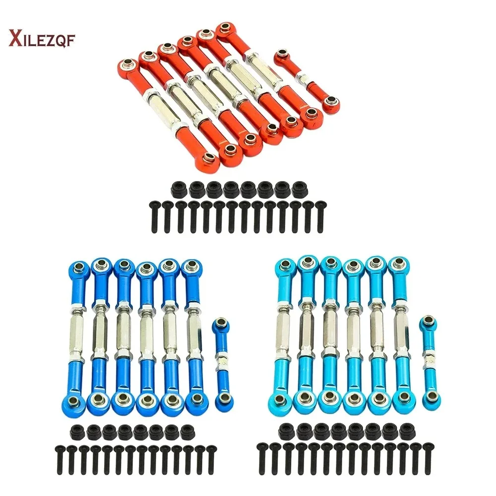 XILEZQF 7PCS Adjustable Aluminum Turnbuckles Camber Link Linkage Sets for Traxxas Slash 2WD Short Course Car 1/10 Upgrade Parts