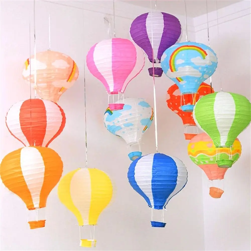 12''30CM Wedding Birthday Decor Hot Air Balloon Paper Lantern Christmas Festival Bar Decor Craft DIY Hanging Air Balloon Lantern