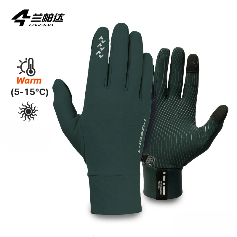 

Lameda Cycling Gloves 5-15℃ Winter Cycling Gloves Touch Screen Windproof Outdoor Universal Cycling Equipment