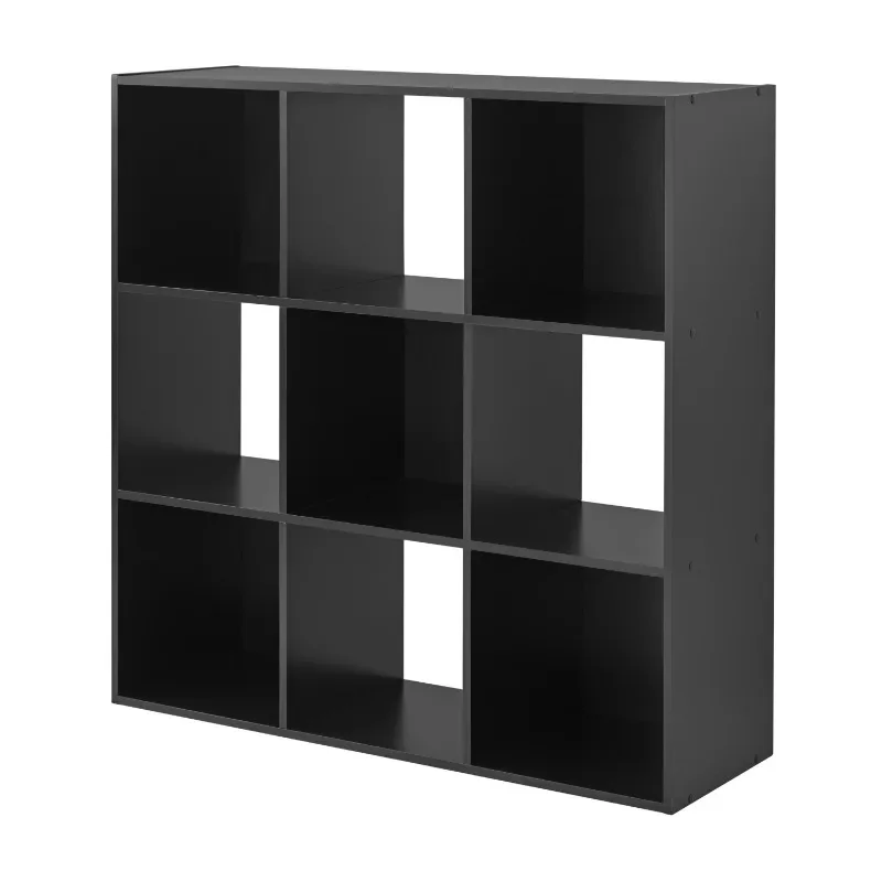 

Mainstays 9-Cube Storage Organizer, Black bookcase