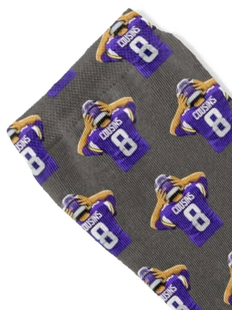 Cousins #8 Playcall Helmet Socks moving stockings tennis fashionable man Women's Socks Men's