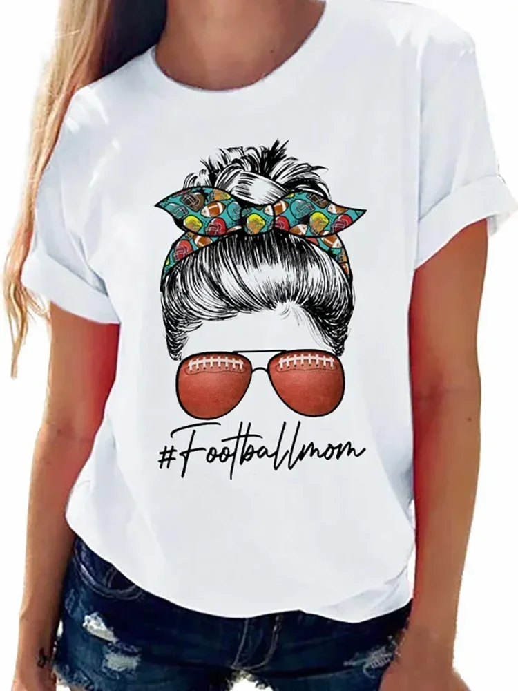 

Женские футболки, футболка, летняя одежда, футболки для мам, топы с коротким рукавом, простой милый Принт, модная мультяшная футболка с графическим рисунком, женская одежда