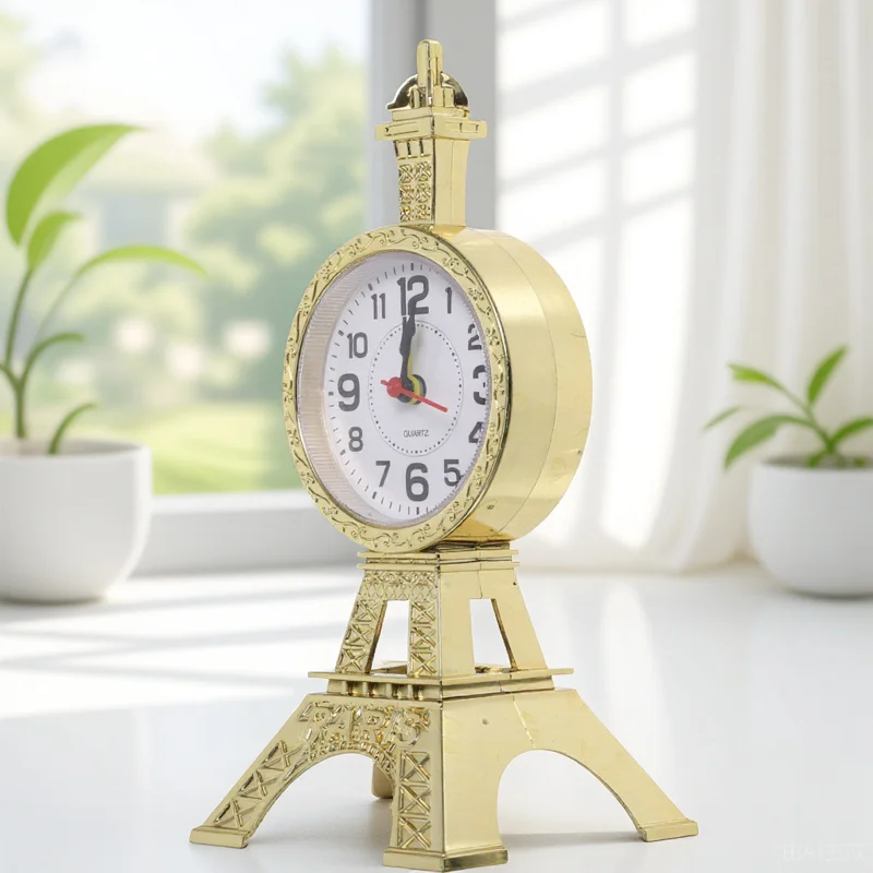 

Stylish Bedroom Office Home Desk Decor Table Precise Time Adults Alarm Desktop Alarm Bedside Desktop Clock Clock