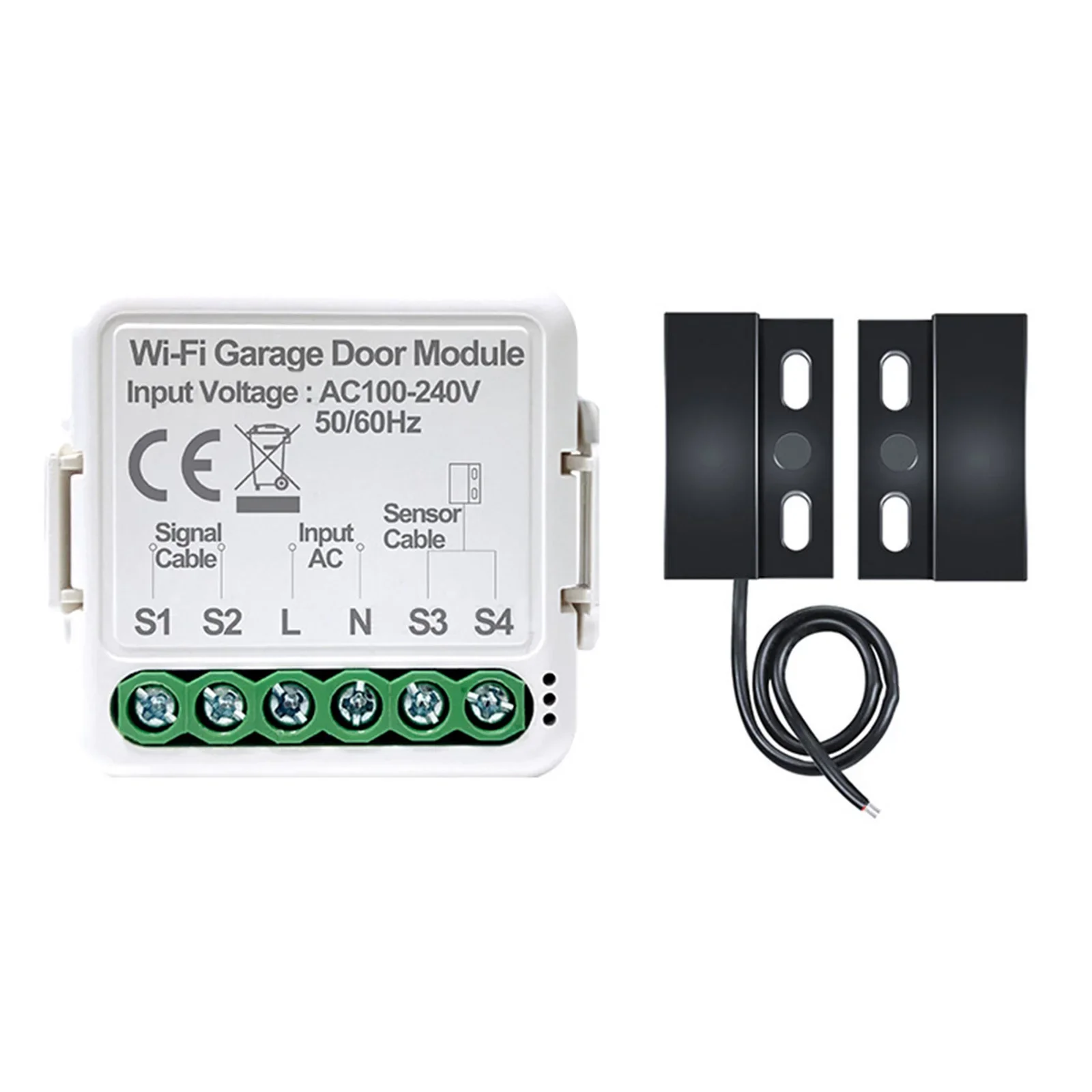 

Smart Switch Control Switch Electrical Switches WIFI+Bluetoothn 100-250VAC 43mm*39mm*23mm APP Remote Voice Control
