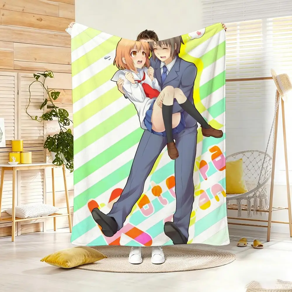 Cartoon character K-KotouraS sanS Throw Lightweight 240g Flannel Blanket Soft Skin-friendly for Summer Cooling