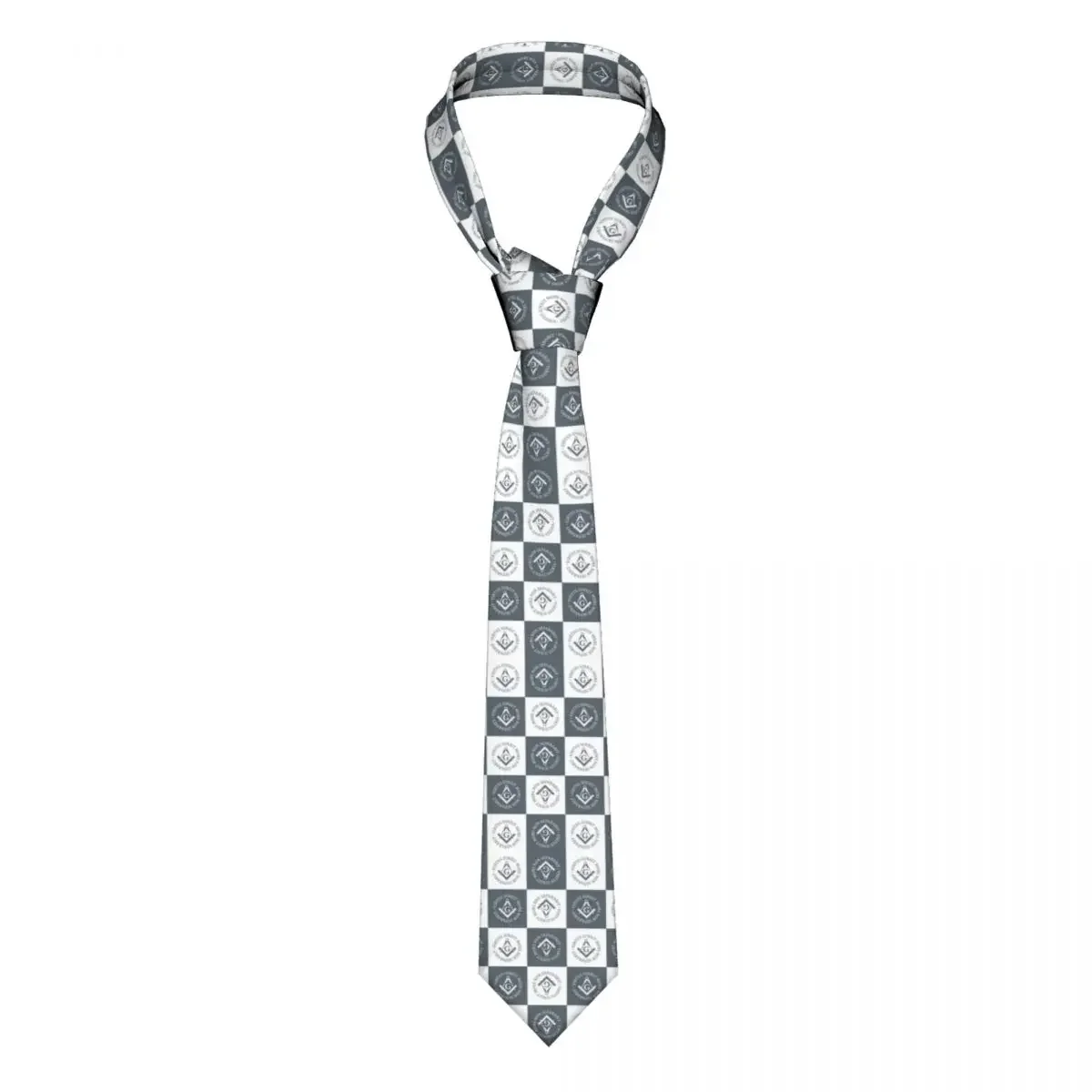 

Custom Freemasonry Sign Ties Men's Fashion Silk Masonic Necktie for Office