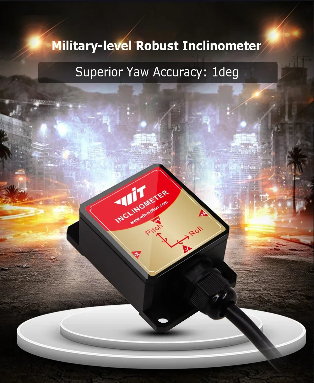 [IMU Accelerometer + Inclinometer] HWT905-TTL MPU9250 IP67 waterproof High-Precision Acceleration+Gyroscope+Angle+Magnetometer