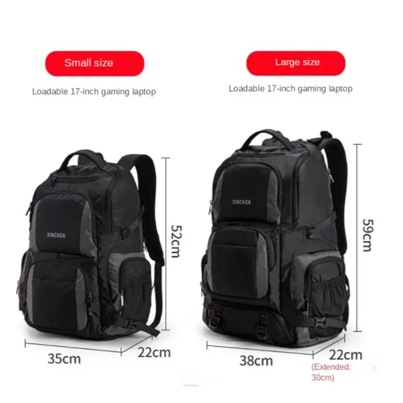 80L 50L Unisex Travel Backpacks Waterproof Notebook Packs Large Capacity Fashion Student Schoolbags Climbing Pack for Men Female