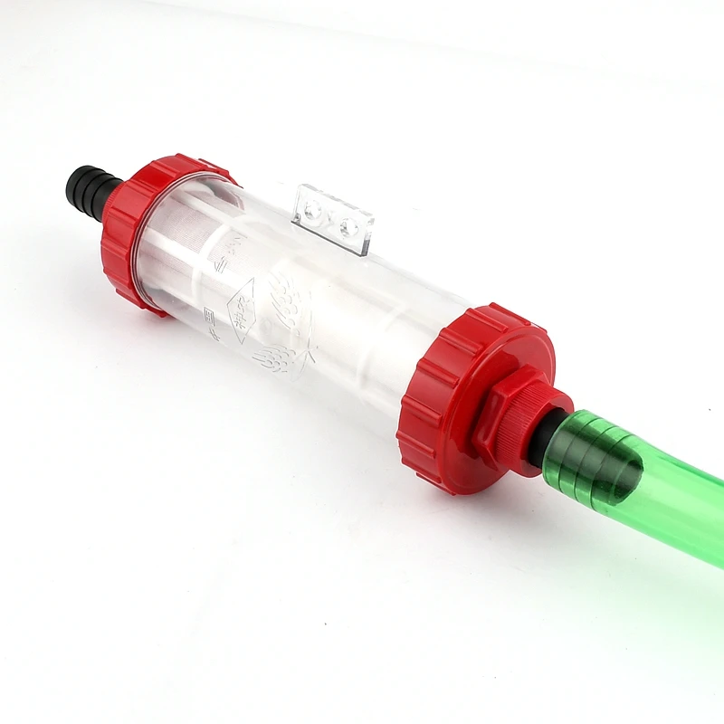 1~8  PCS 18/22mm Pagoda Hose Filter Agricultural Irrigation Fittings Aquarium Transparent Filter Fish Tank Water Pipe Filter
