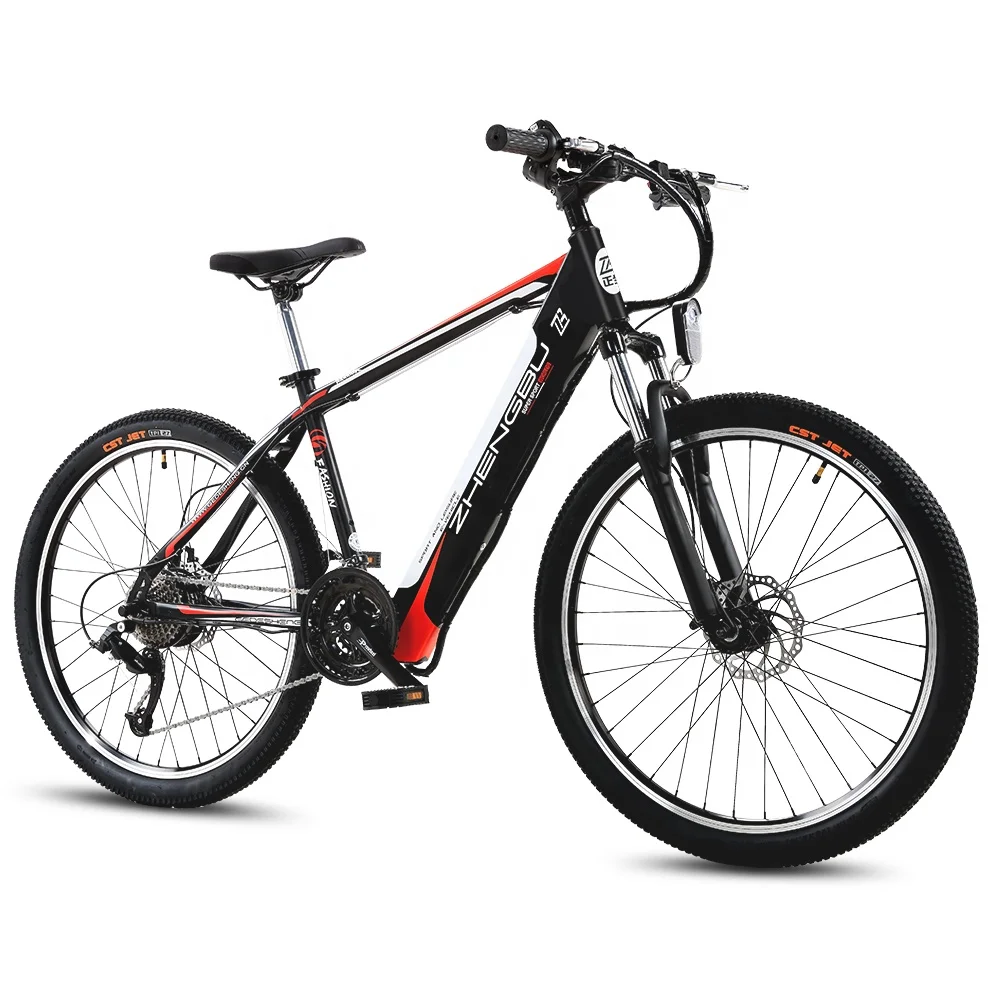 

48V 27speed Steel Frame Ebike 26 Inch Mountain Cycling Electric Mountain Bike