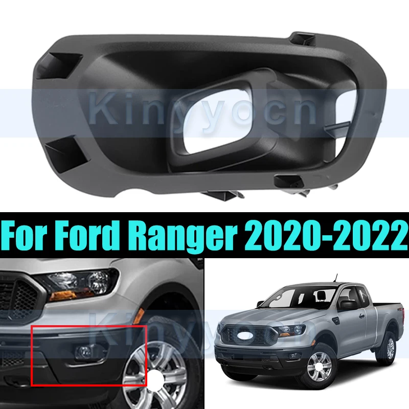 

Крышка рамки противотуманной фары переднего бампера для Ford Ranger 2020-2022, рамка передней противотуманной фары, рамка противотуманной фары