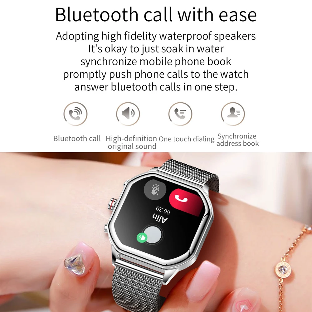 2023 New Fashion Women Smartwatch Bluetooth Call 1.4\