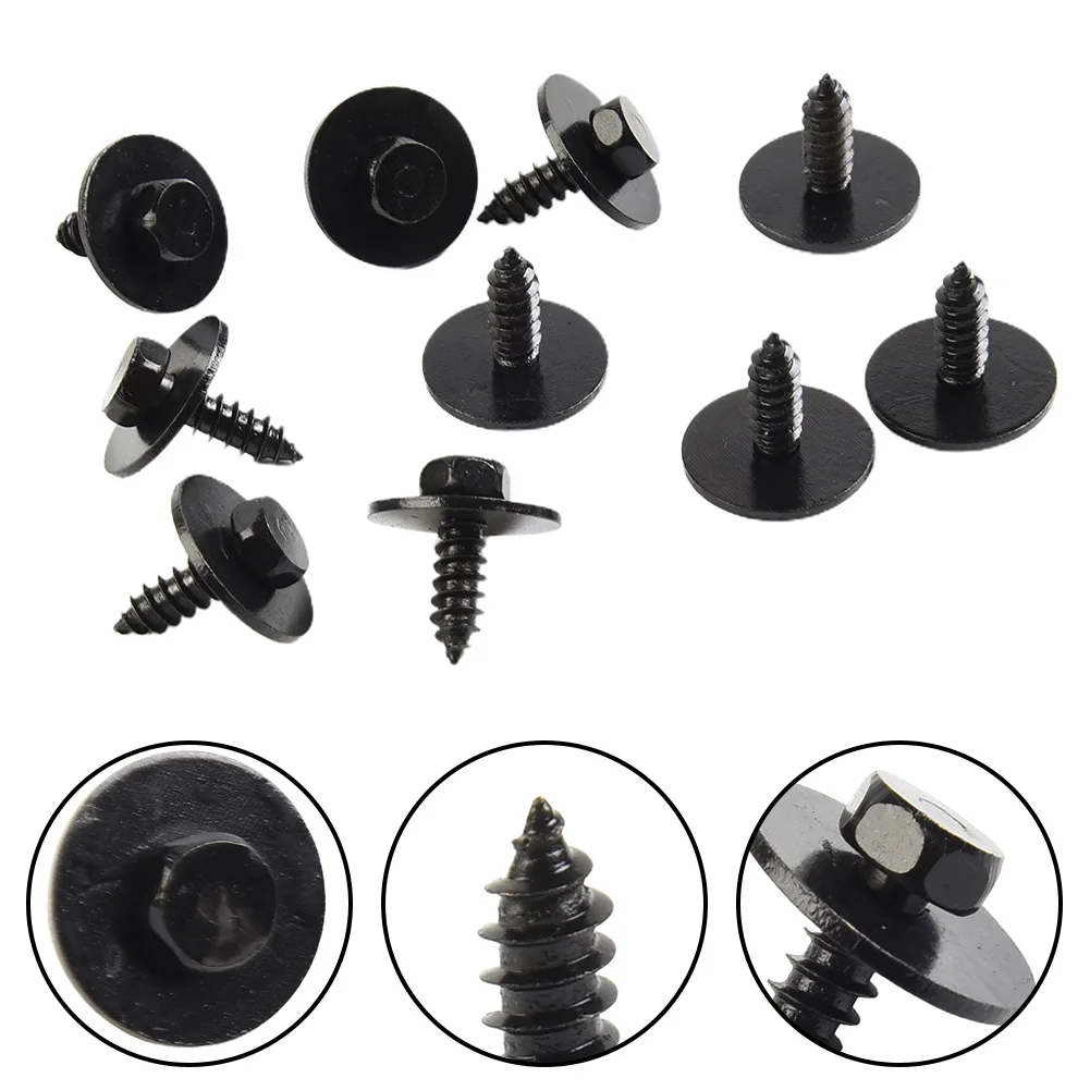 Brand New High Quality Practical Screw Hex Head Hex Head Replace Install Black For BMW E46 E60 E90 07147129160