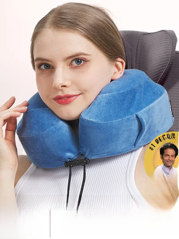 

Подушка Cabeau Memory Foam Ne Pillow EVO Series U-образная портативная дорожная подушка для офиса и сна с поддержкой и складной конструкцией